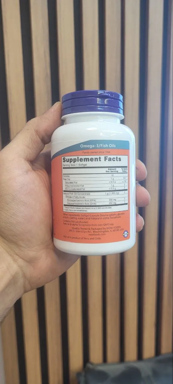 اولترا امگا 3 ناو 90 عددی 500 EPA / 250 DHA اصل | NOW Ultra Omega-3 90 Softgels