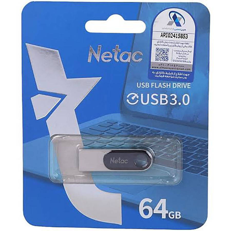 فلش مموری نتاک مدل Netac U278 USB 3.0 ظرفیت 64 گیگجدید