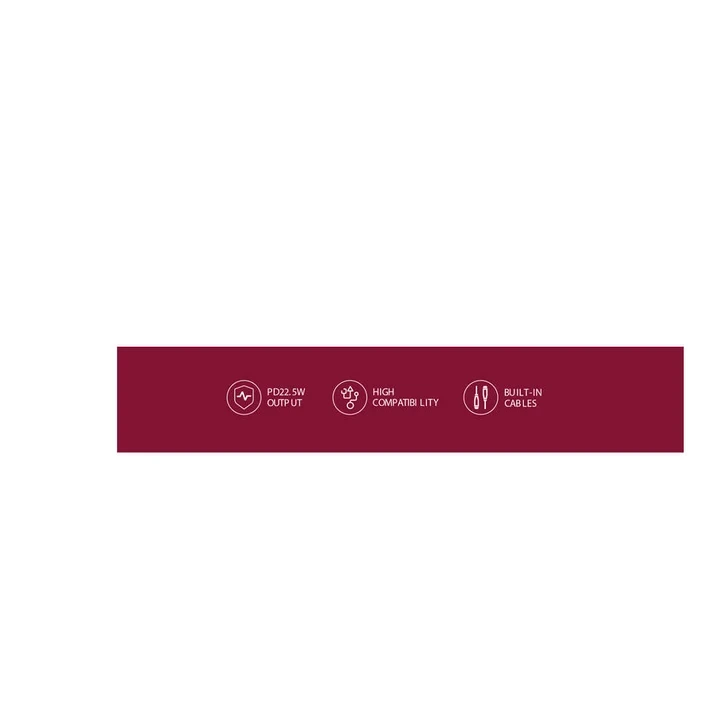 پاوربانک 22.5 وات تی سی اچ مدل Compact 2020 ظرفیت 20000 میلیآمپرساعت به همراه 2 عدد کابل USB-C / لایتنینگجدید
