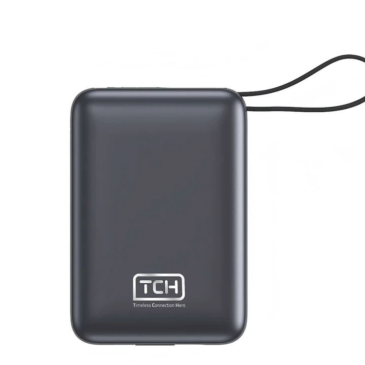 پاوربانک 22.5 وات تی سی اچ مدل Compact 2020 ظرفیت 20000 میلیآمپرساعت به همراه 2 عدد کابل USB-C / لایتنینگجدید