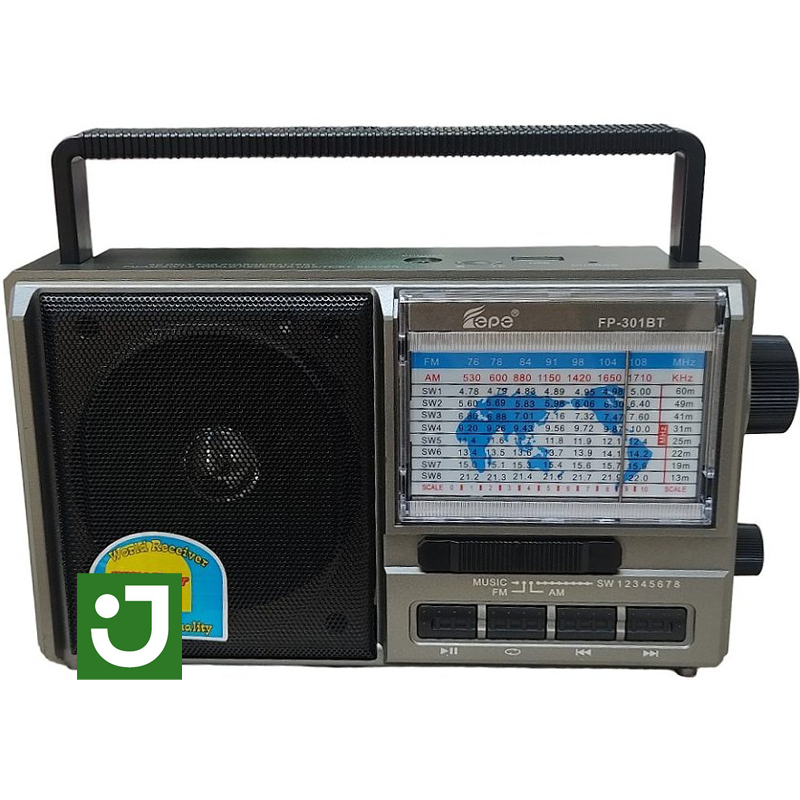 رادیو اسپیکر بلوتوثی فپه مدل FP302 ظرفیت شارژیجدید