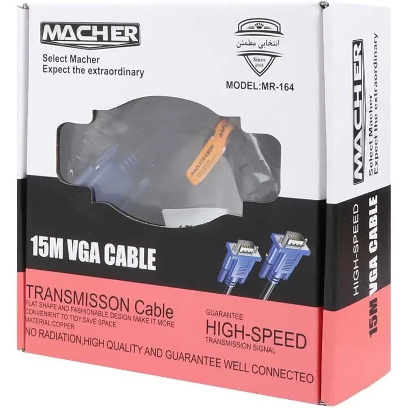 کابل VGA مچر 15متری مدل MR-164جدید