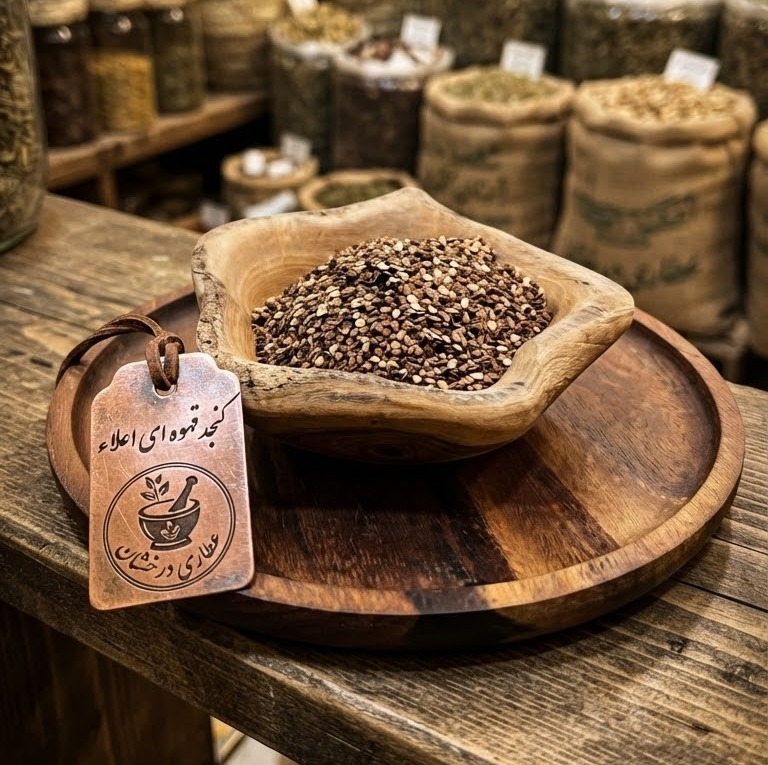 کنجد قهوه ای 