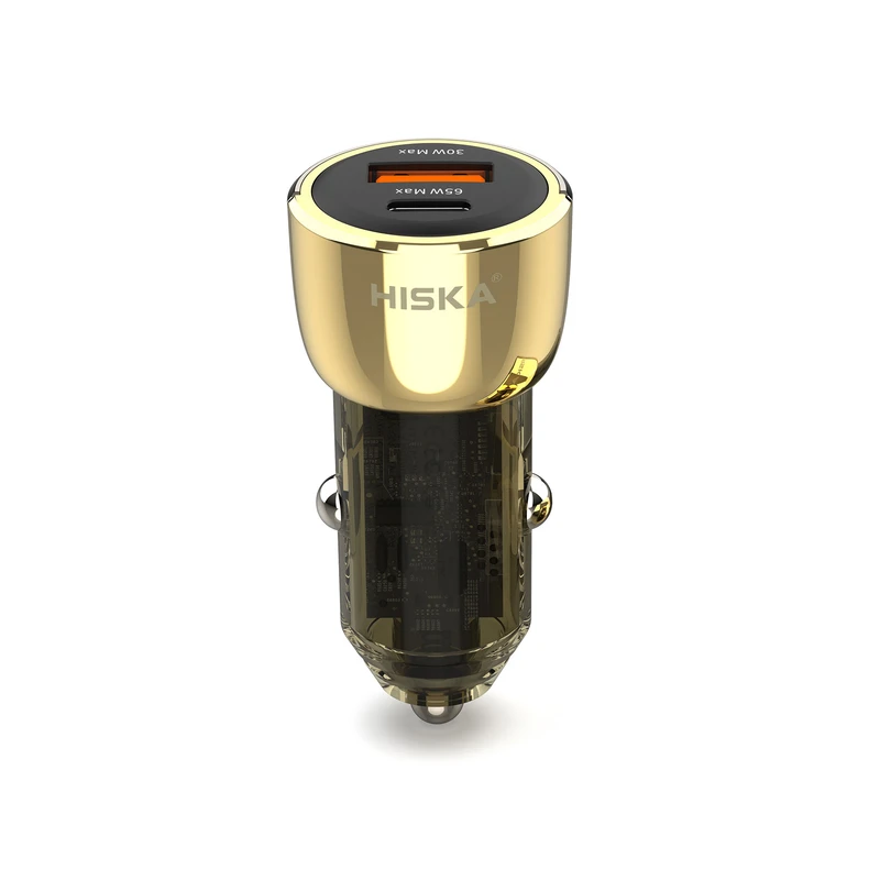 شارژر فندکی 95 وات هیسکا مدل HISKA HCC-318 95Wجدید