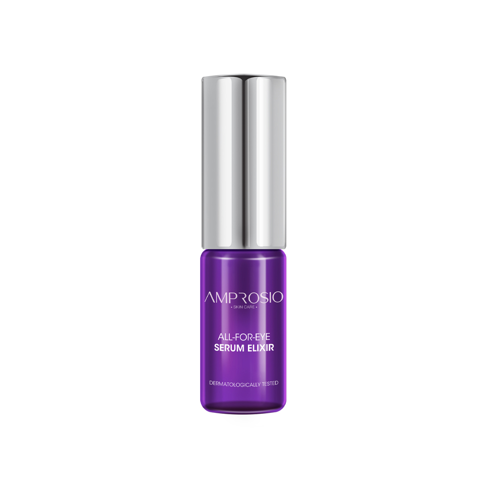 سرم آبرسان دور چشم آمپرسیو سری ALLforEYE مدل Elixir حاوی عصاره انگور و جلبک مناسب انواع پوست حجم 15 میلجدید