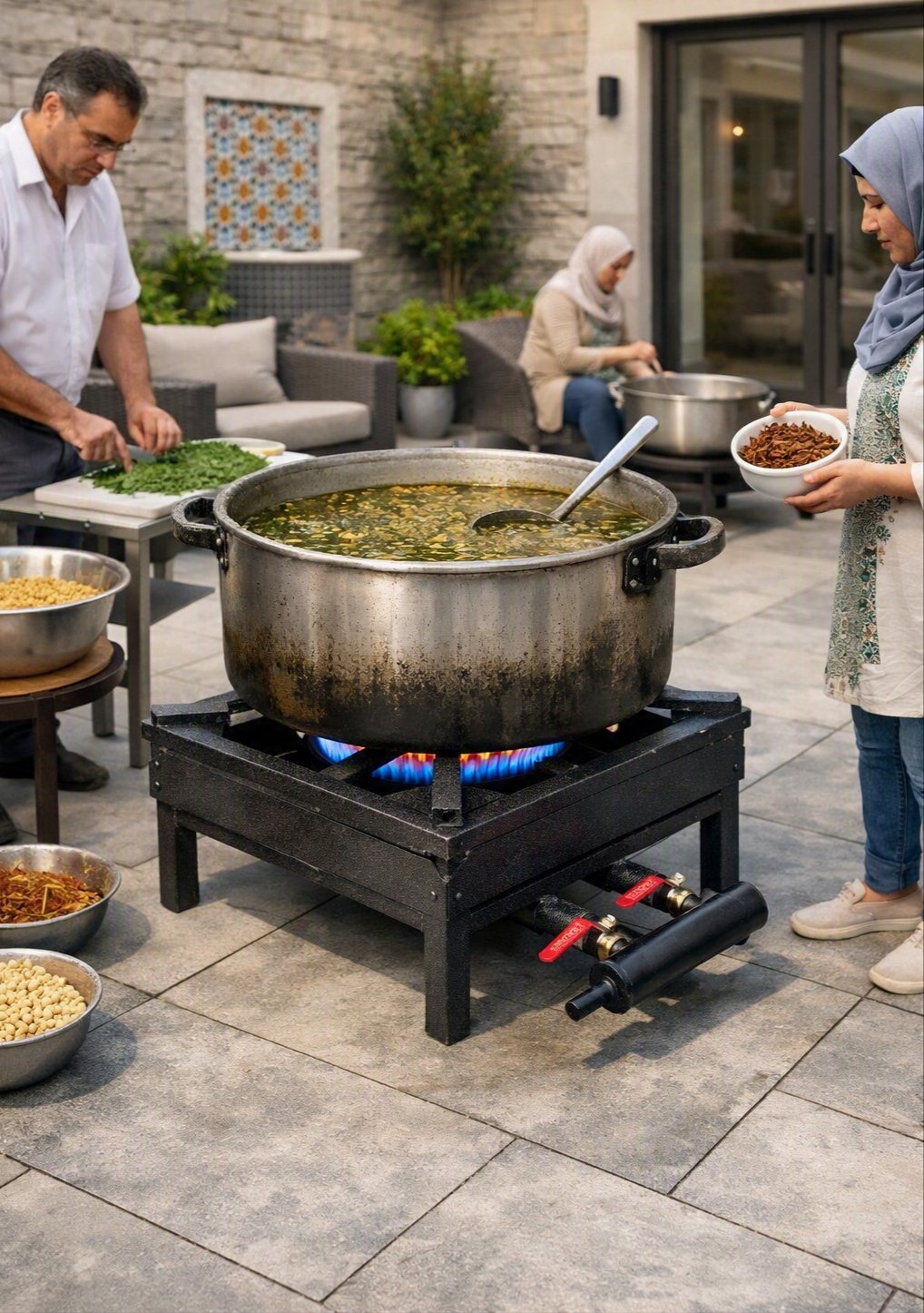 اجاق پروفیلی دو شعله 40*40 شیر معمولیجدید