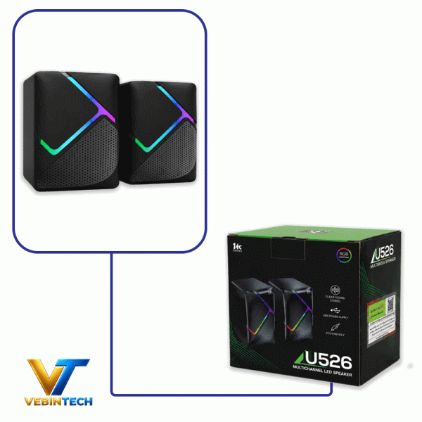 اسپیکر 2 تکه UCOM U526 RGB