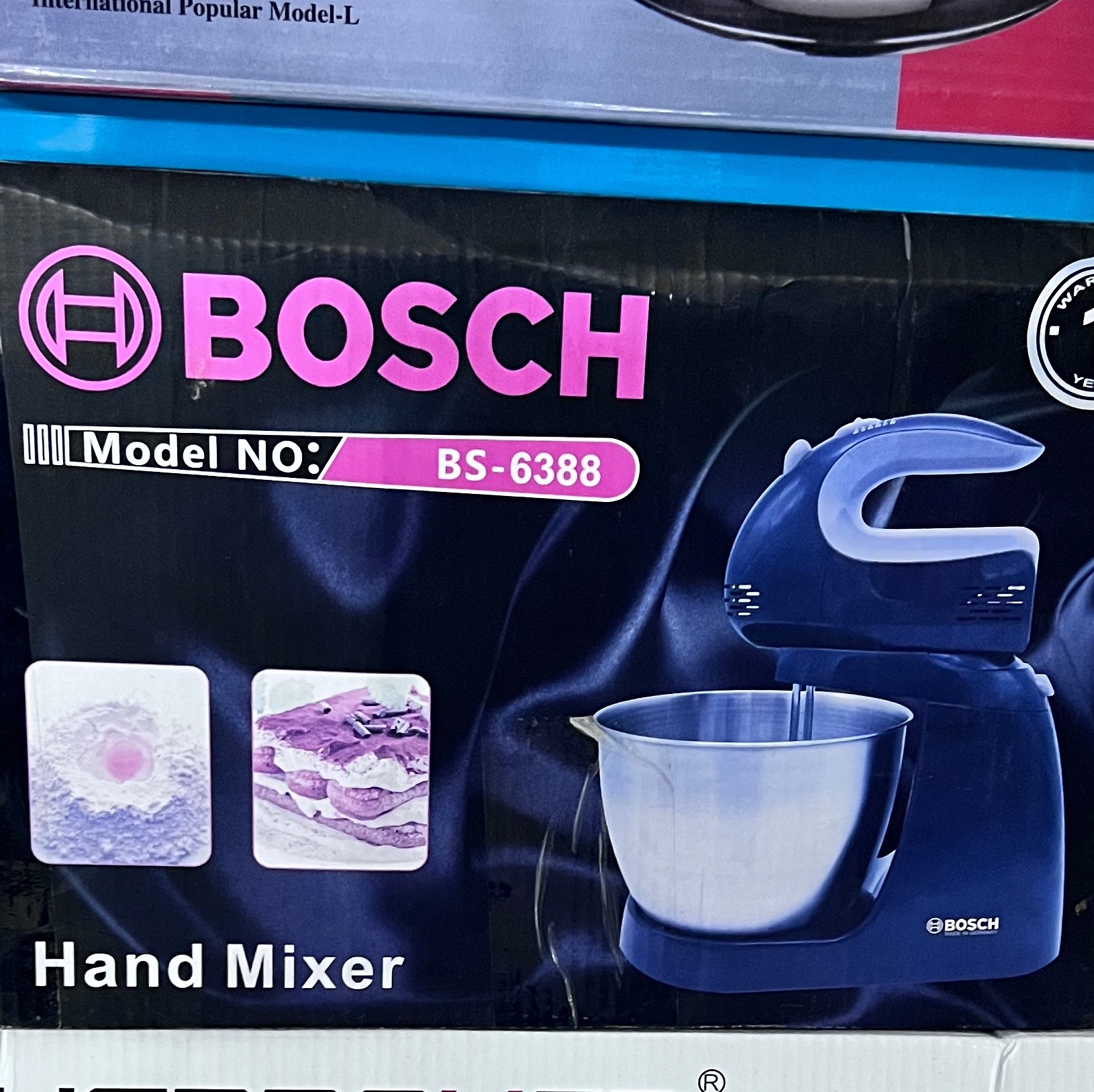 همزن کاسه دار بوش Bosch Bs-6388جدید