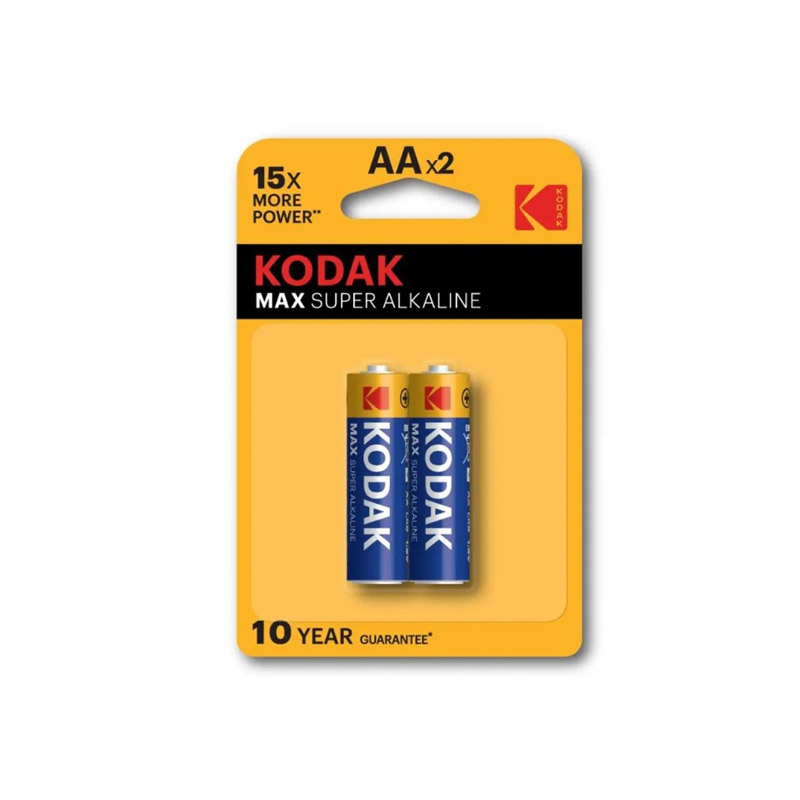 باتری نیم قلمی Kodak کداک سوپر آلکالاین Kodak Max Super Alkaline دو عددیجدید