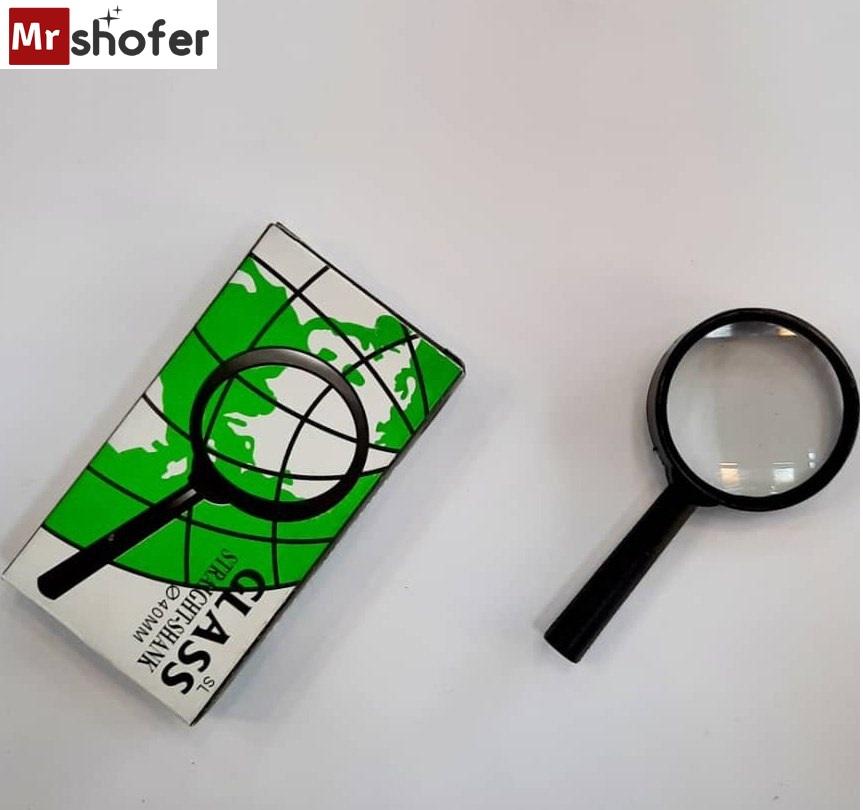 ذره بین سایز 40 میل - ذره بین گلس قطر 40 میلی متر