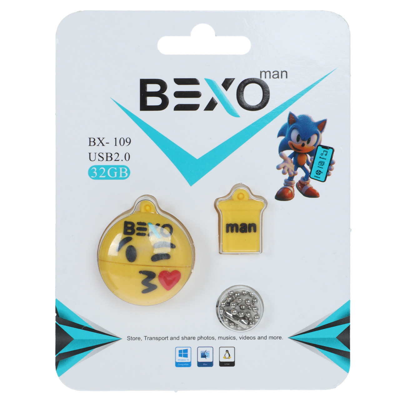 فلش 32GB USB2 BEXO BX109جدید