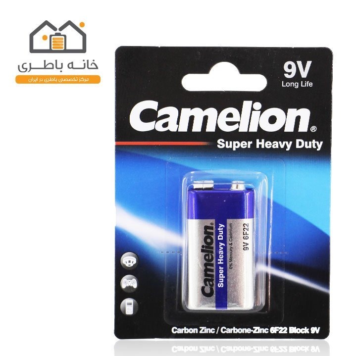 باتری کتابی 9 ولت معمولی کارتی کملیون Camelionجدید