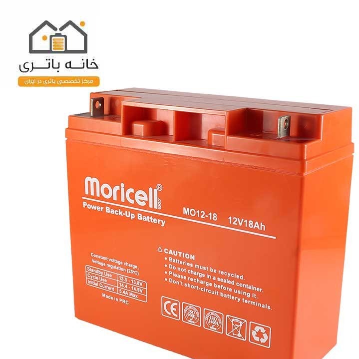 باتری سیلد اسید 12 ولت 18 آمپر موریسل Moricellجدید