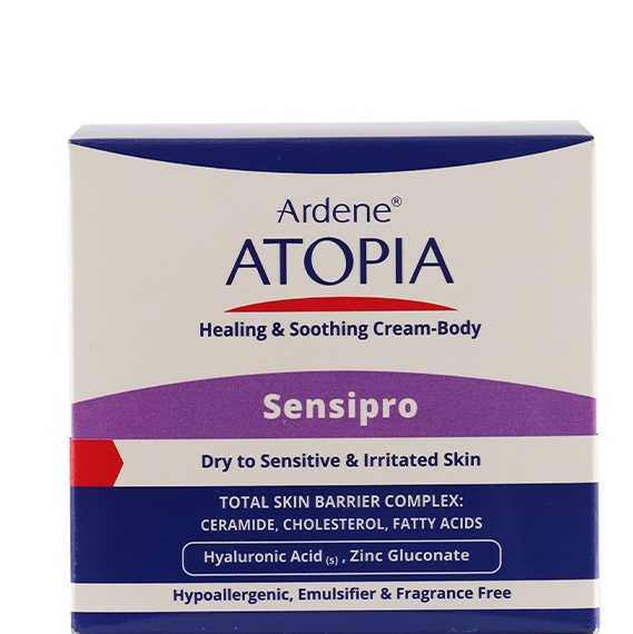 کرم کاسه ای مرطوب کننده و التیام بخش بدن (Sensipro) آردن اتوپیا پوست خشک 150 میل