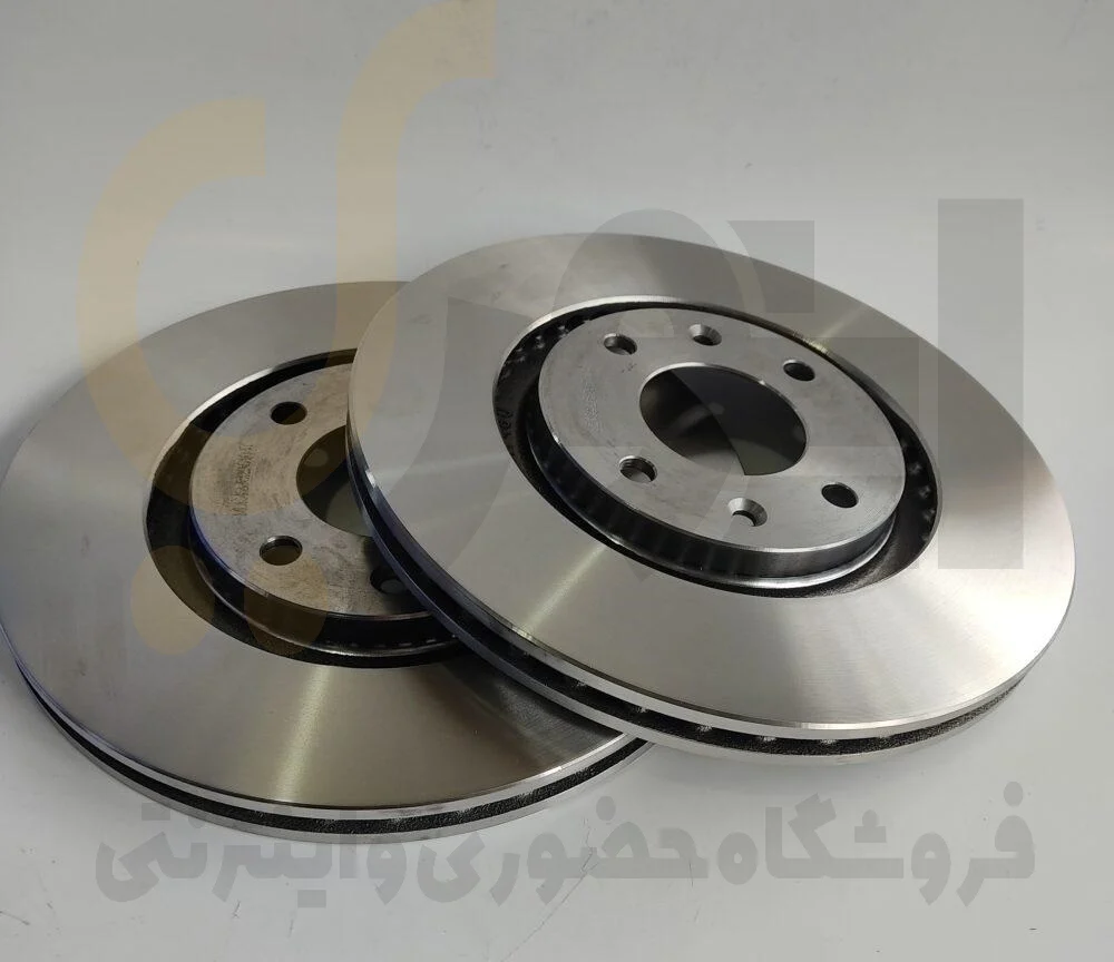 دیسک ترمز چرخ جلو EF7 سمند - ISACO - ایساکو آبی-گارانتی پلاسجدید
