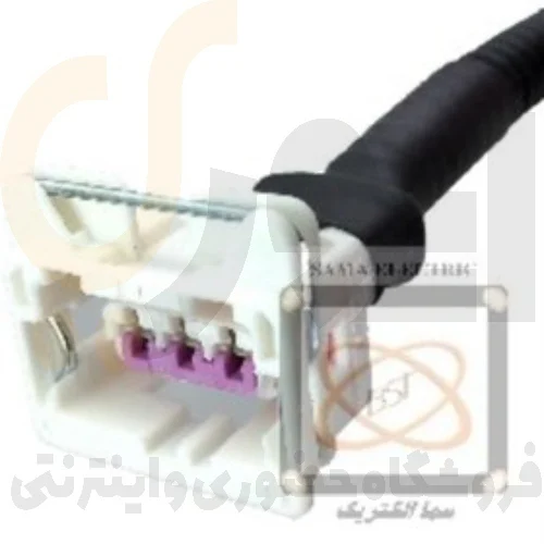 سوکت 3 سه فیش سفید سنسور کیلومتر سوکت سما الکتریک