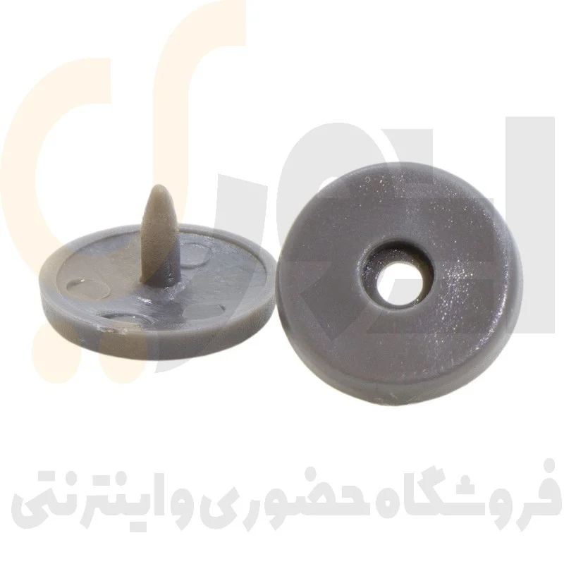 دکمه نگهدارنده روی کمربند ایمنی طوسیجدید