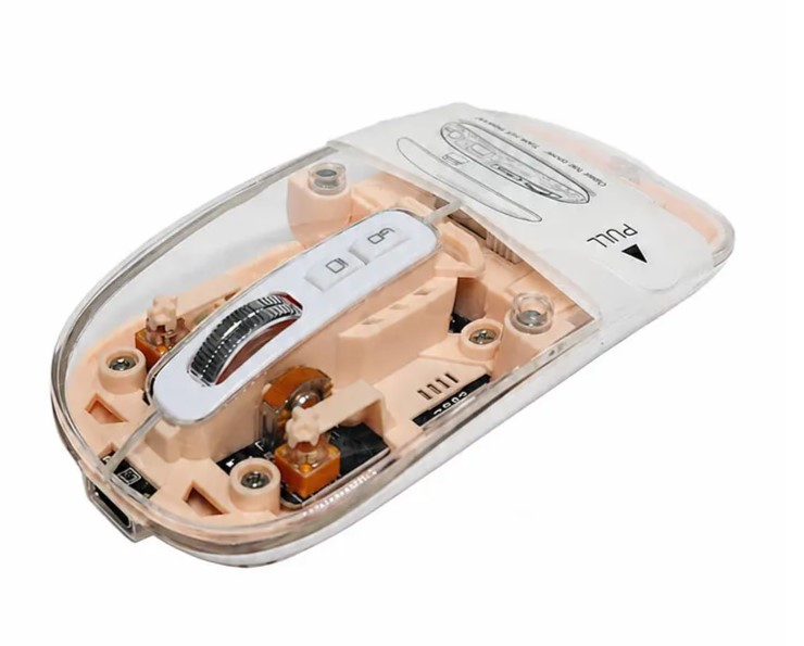 ماوس بی سیم شیشه ای مدل Transparent mouseجدید
