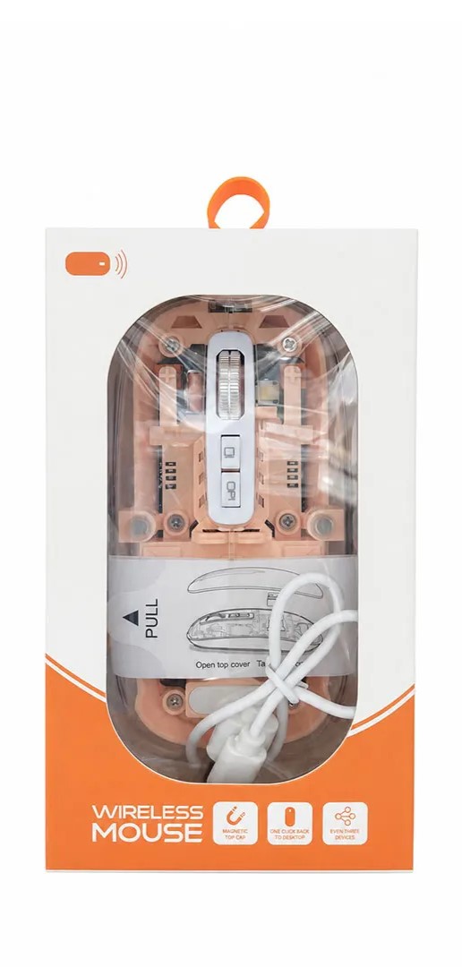 ماوس بی سیم شیشه ای مدل Transparent mouseجدید