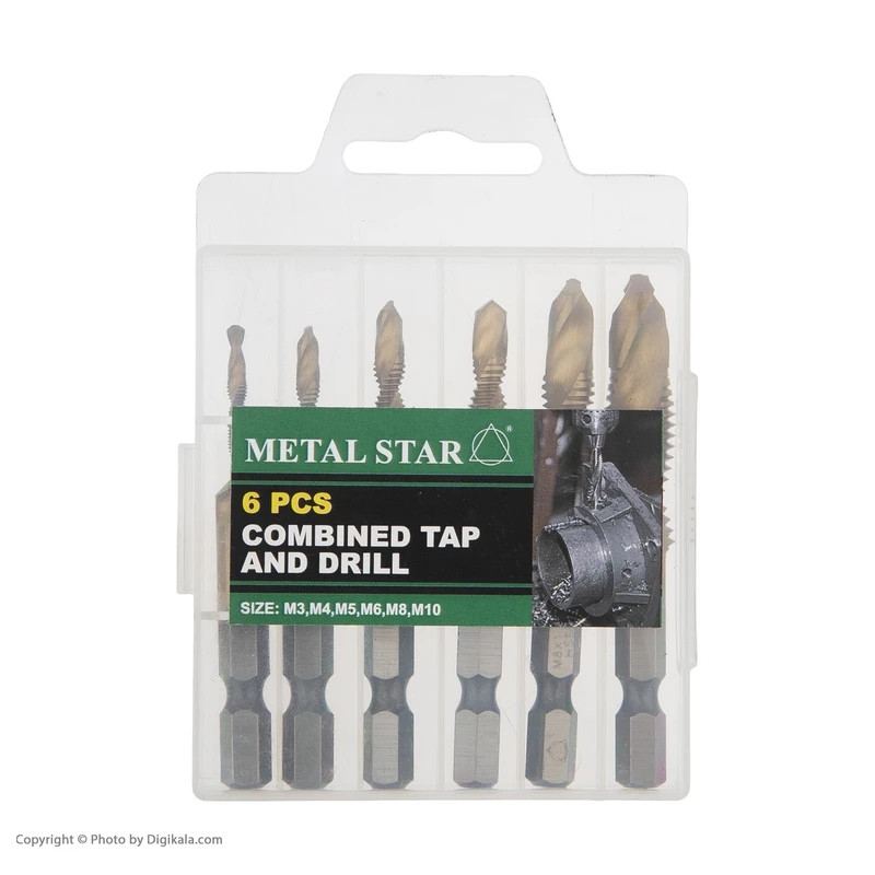مته قلاویز متال استار مدل AJ-TAM6pcs مجموعه 6 عددیجدید