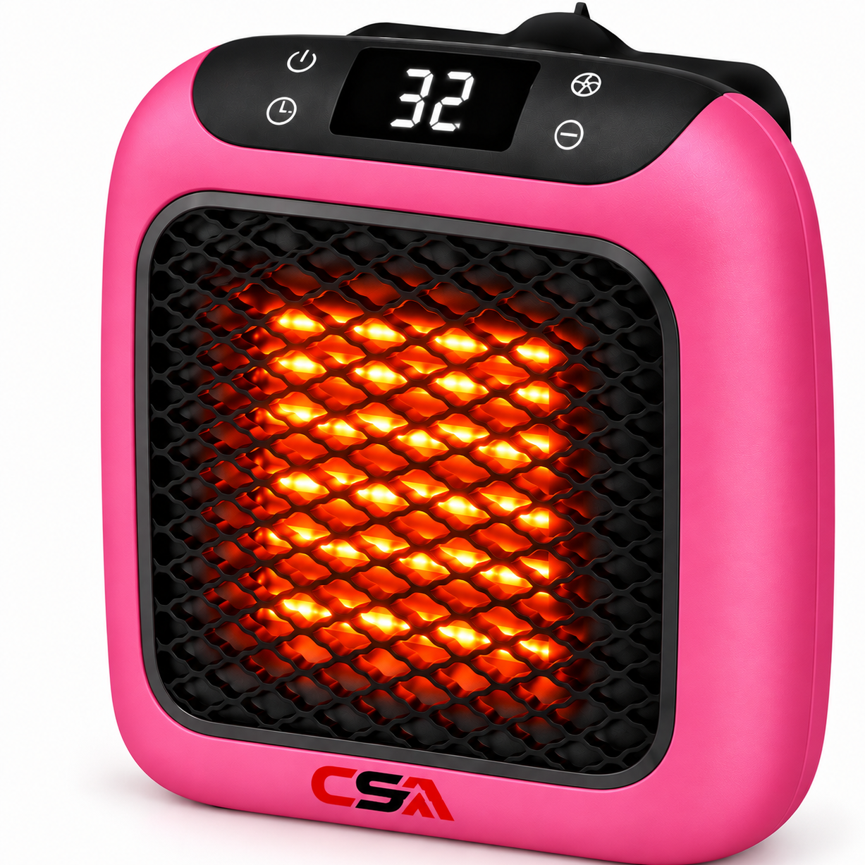 فن هیتر CSA ریموت دار مدل CSA HEATER 800W کلید لمسی رنگ صورتیجدید