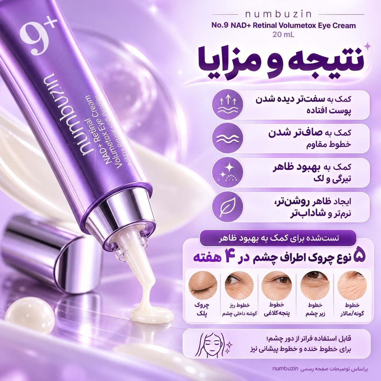 کرم دور چشم نامبوزین شماره 9جدید