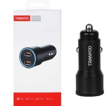 شارژر فندکی ترانیو مدل T-C24 ظرفیت 60 وات دو پورتجدید