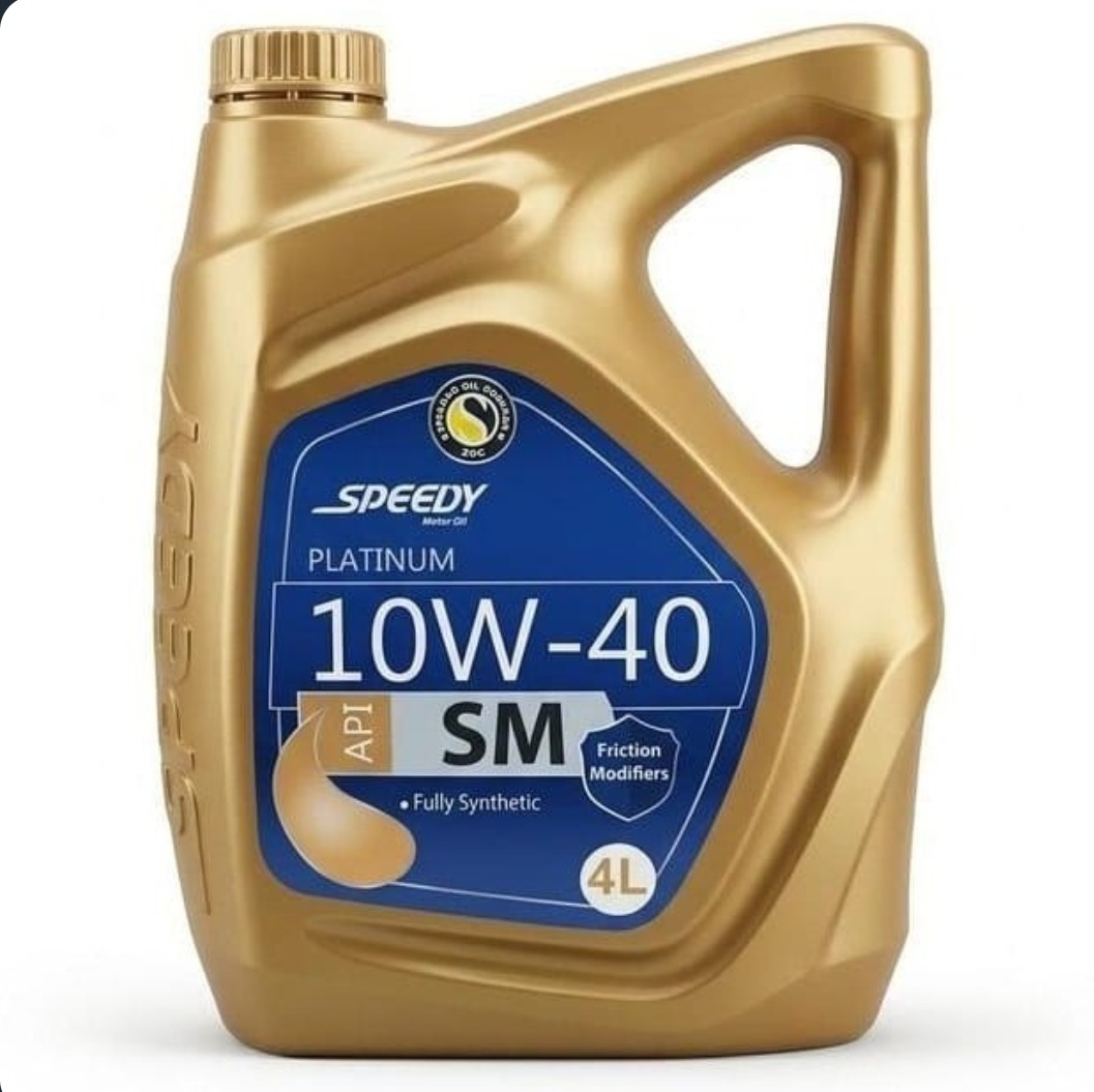 روغن موتور اسپیدی مدل پلاتینیوم 10W40 SM حجم 4 لیتر تمام سنتتیکجدید