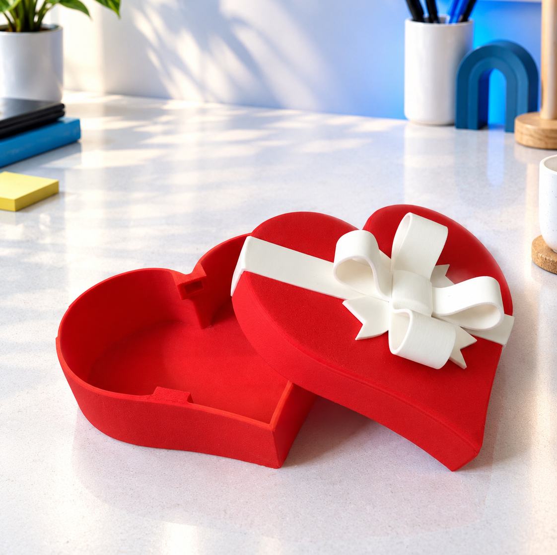 جعبه کادویی قلبی با طراحی خاص و مکانیزم قفل دار Gift Box 