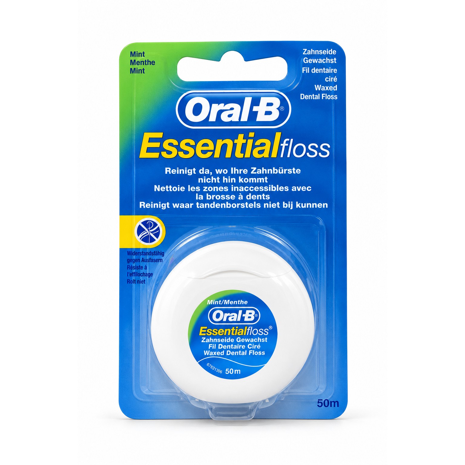 نخ دندان اورال بی مدل Essential Floss نعناعی 50 متری