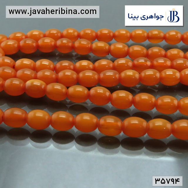 تسبیح سندلوس پرتقالی 101 دانه خاص کد35794