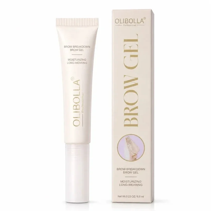 ژل ابرو اولیبولا Olibolla تیوپی مدل Brow Breakdown لیفت و حالت دهنده بی رنگ 6.8 میل