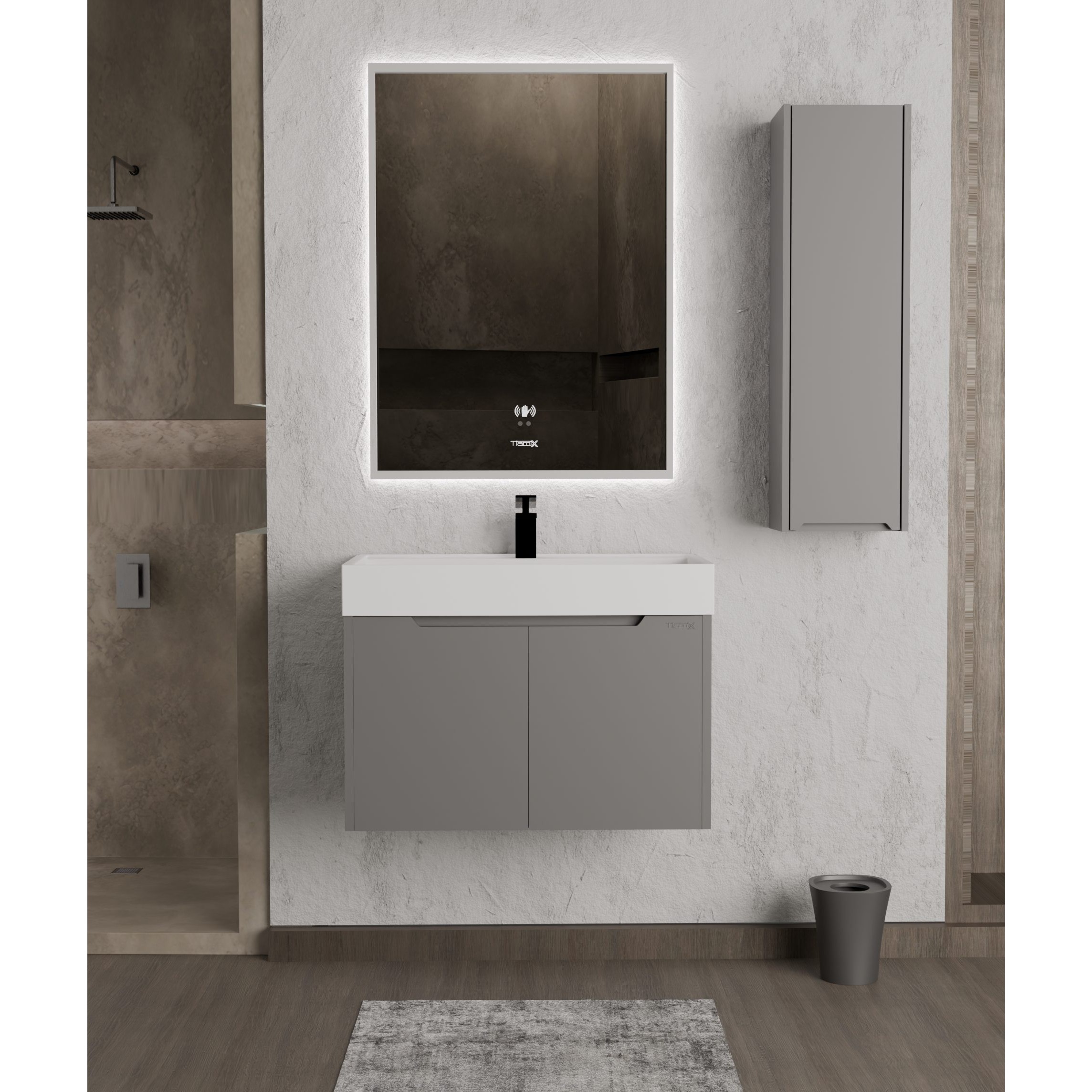 ست روشویی کابینتی آینه TM مدل A318جدید