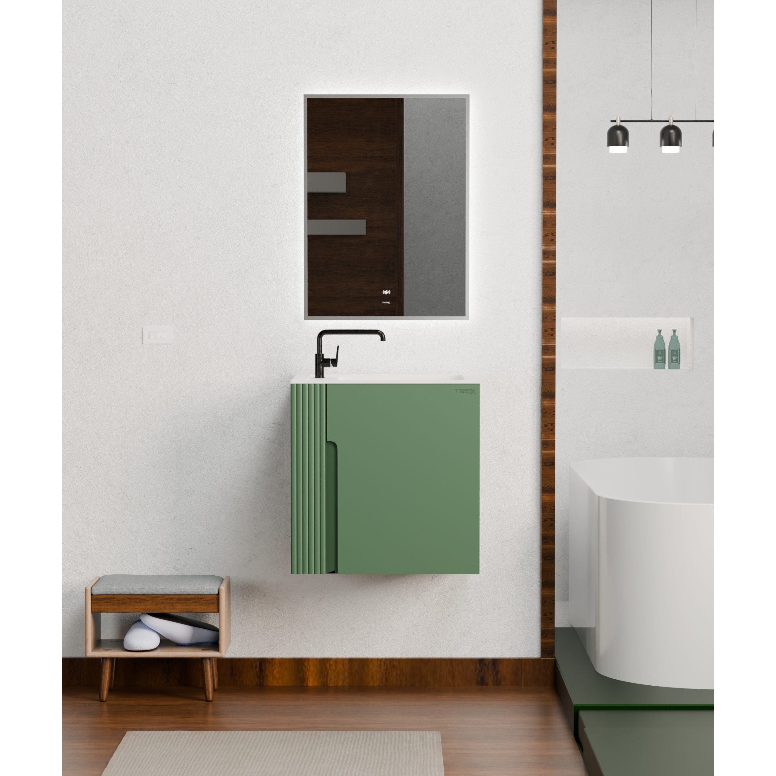 ست روشویی کابینتی آینه TM مدل A332جدید