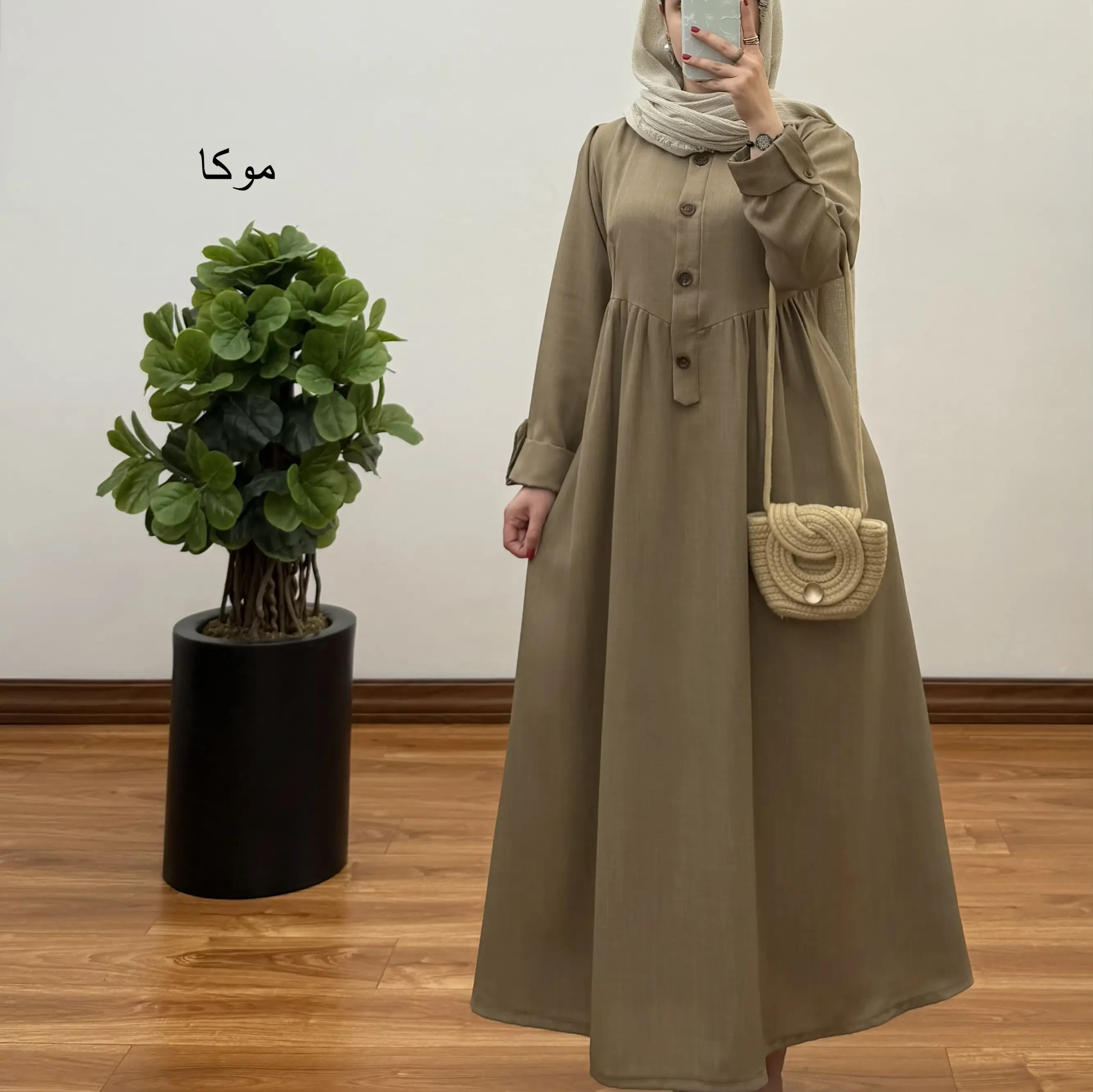 پیراهن مانتویی زنانه و دخترانه بلند مدل مهسانجدید