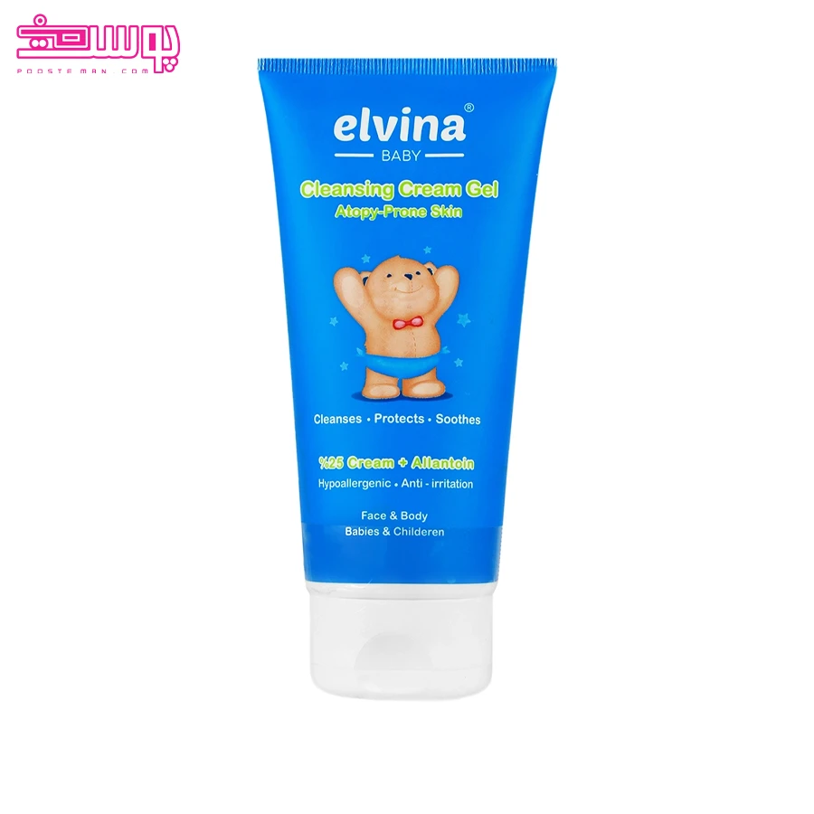 کرم ژل شستشوی آتوپیک الوینا حجم 200ml