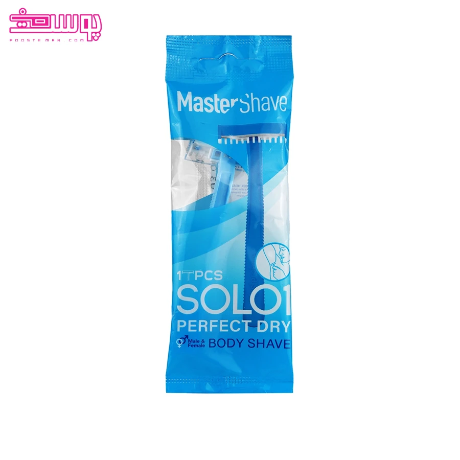 ژیلت یک لبه مدل SOLO PERFECT DRY مستر شیو بسته 1 عددی