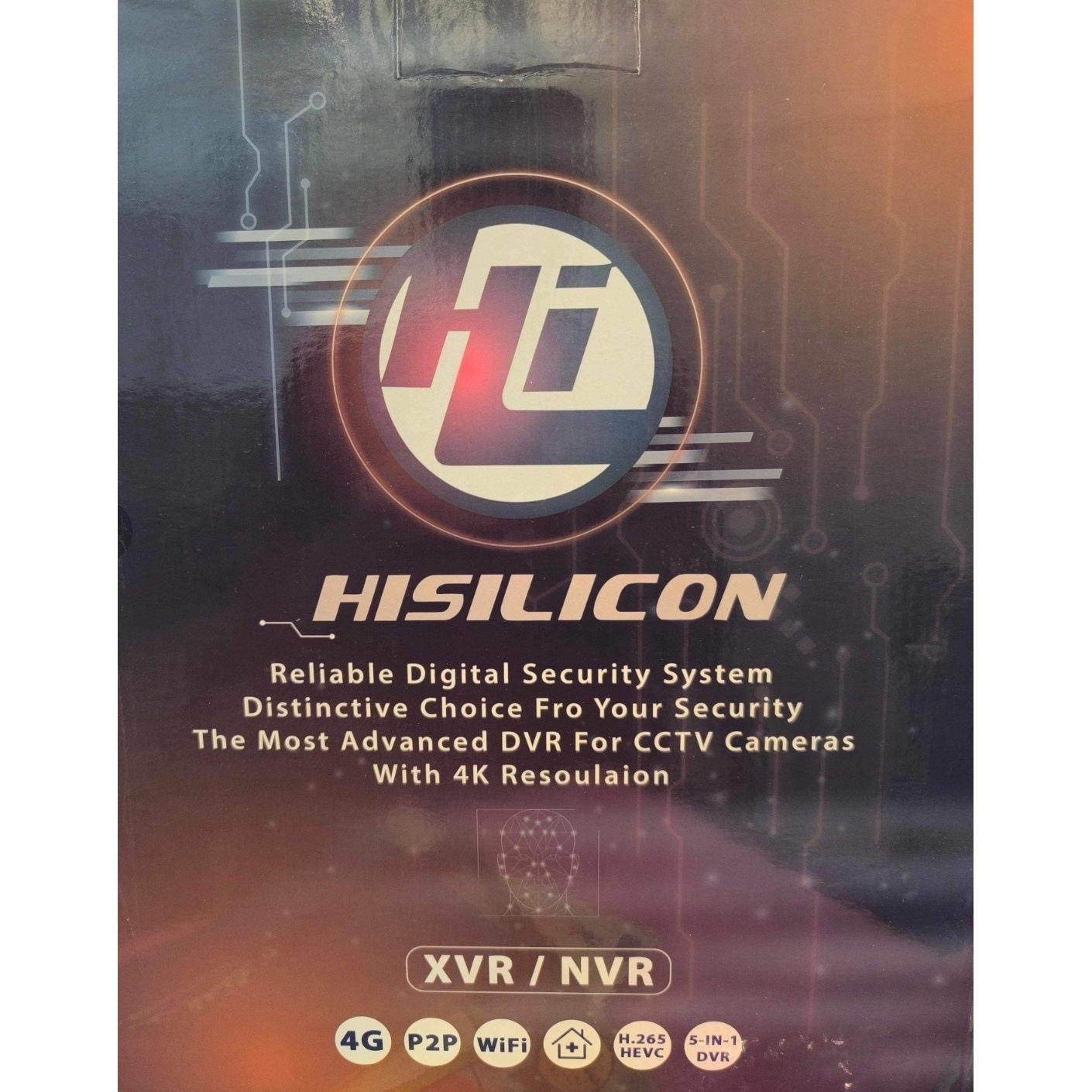دستگاه هشت کانال ضبط تصاویر DVR 4K Hisilicon 5 8MP Xmeye plusجدید