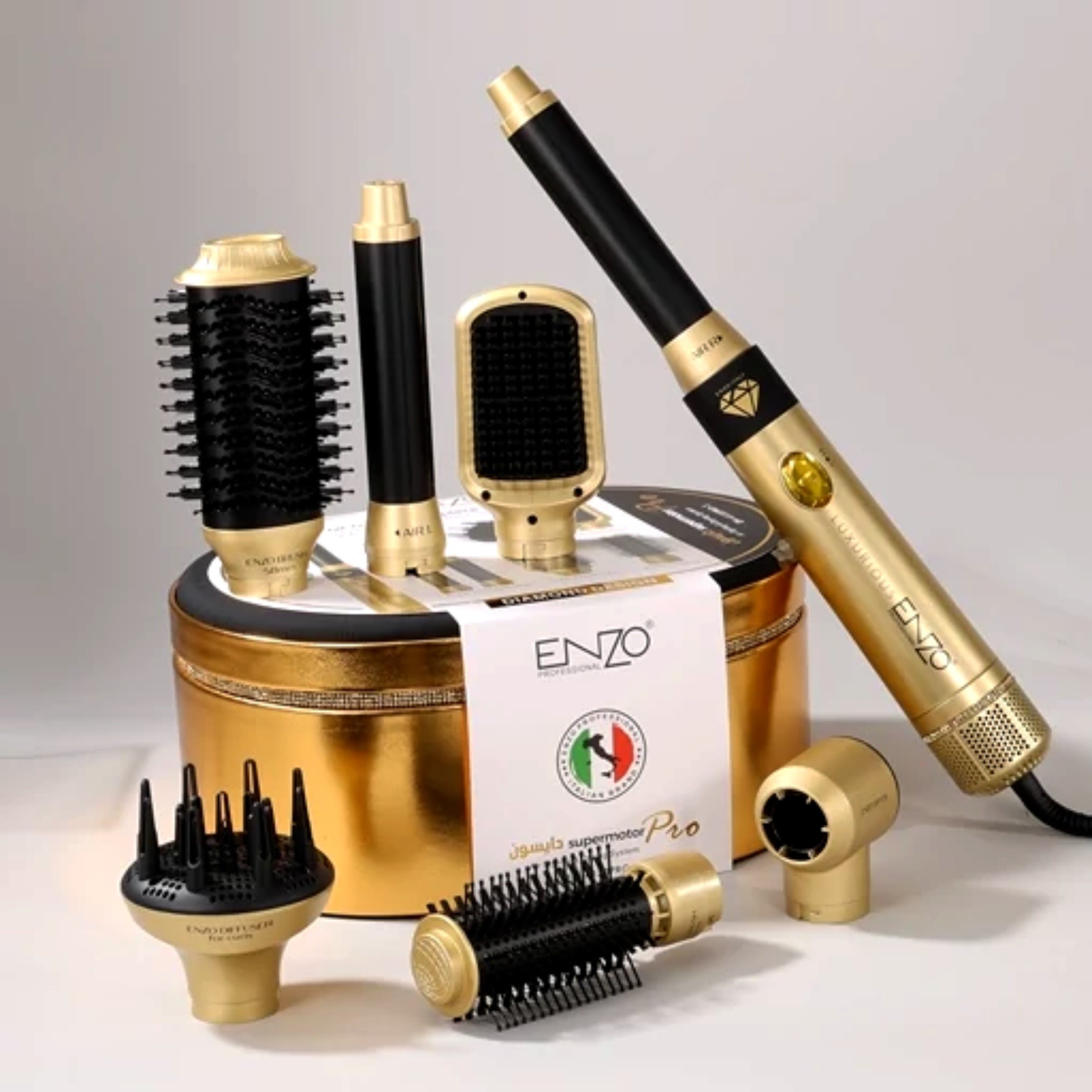 سشوار انزو پرو EN-4133PRO-2 مشابه Airwrap حالت دهنده چندکاره 1500 واجدید