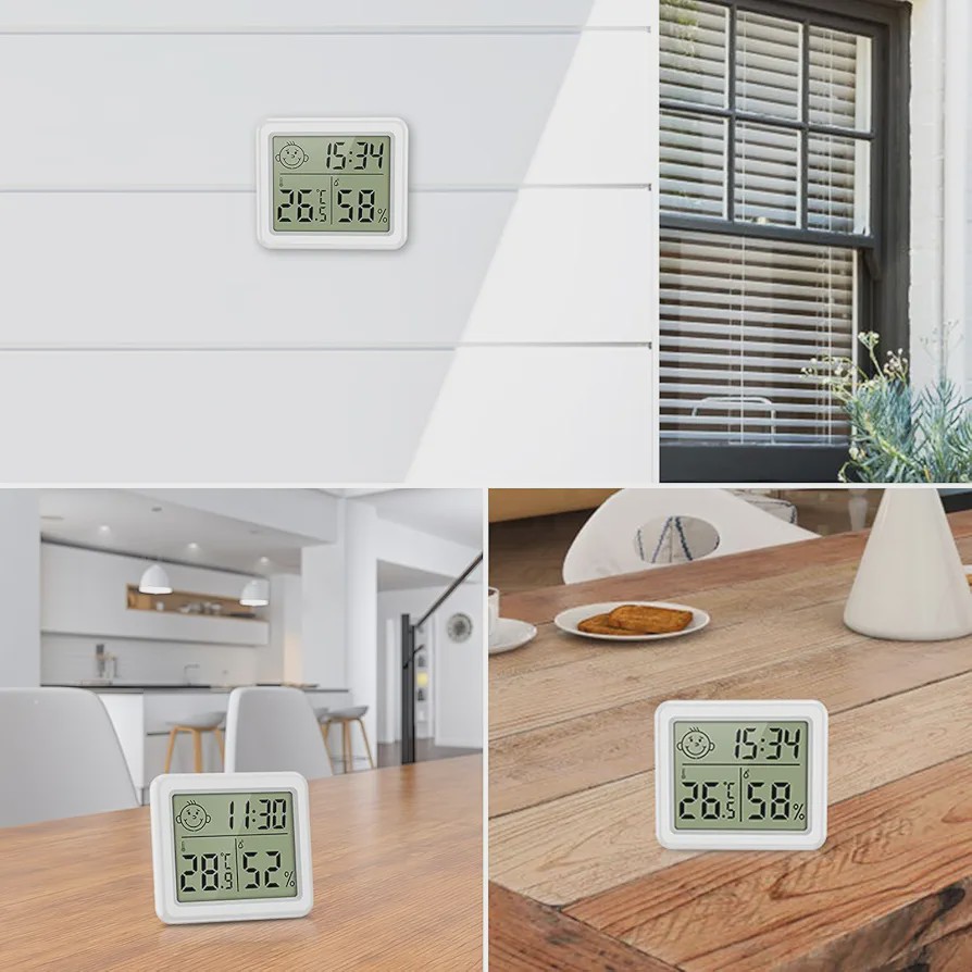دماسنج و رطوبت سنج Multi-function Electronic Hygrometer. CX-0813