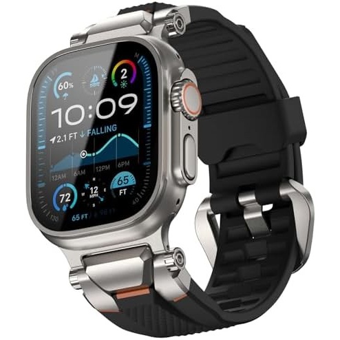 بند و کاور محافظ اپل واچ ULTIMAL The Steelfighter URBAN SPORTS BAND for Apple W