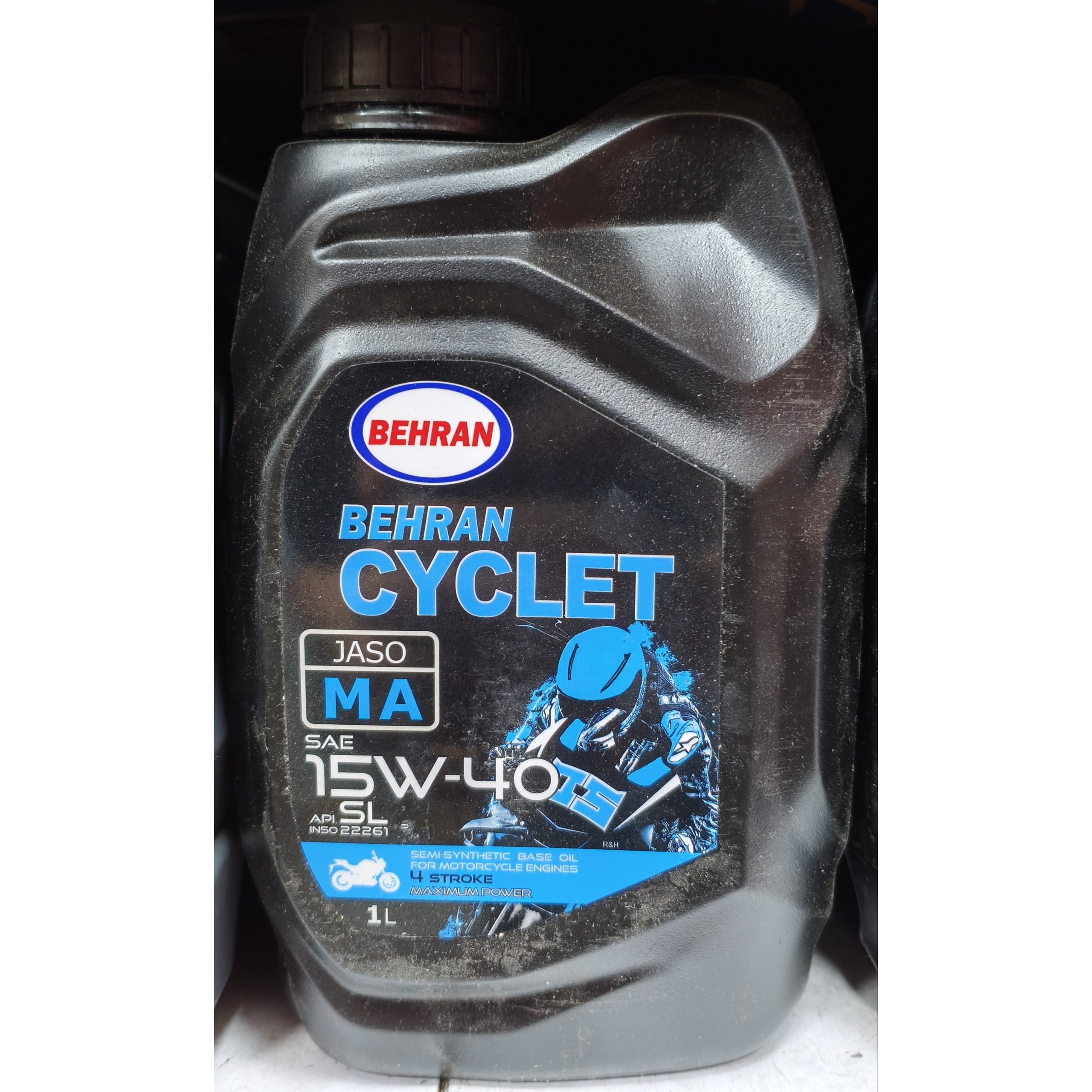 روغن موتور سیکلت بهران SL 15w-40 JASO MA حجم 1 لیتریجدید