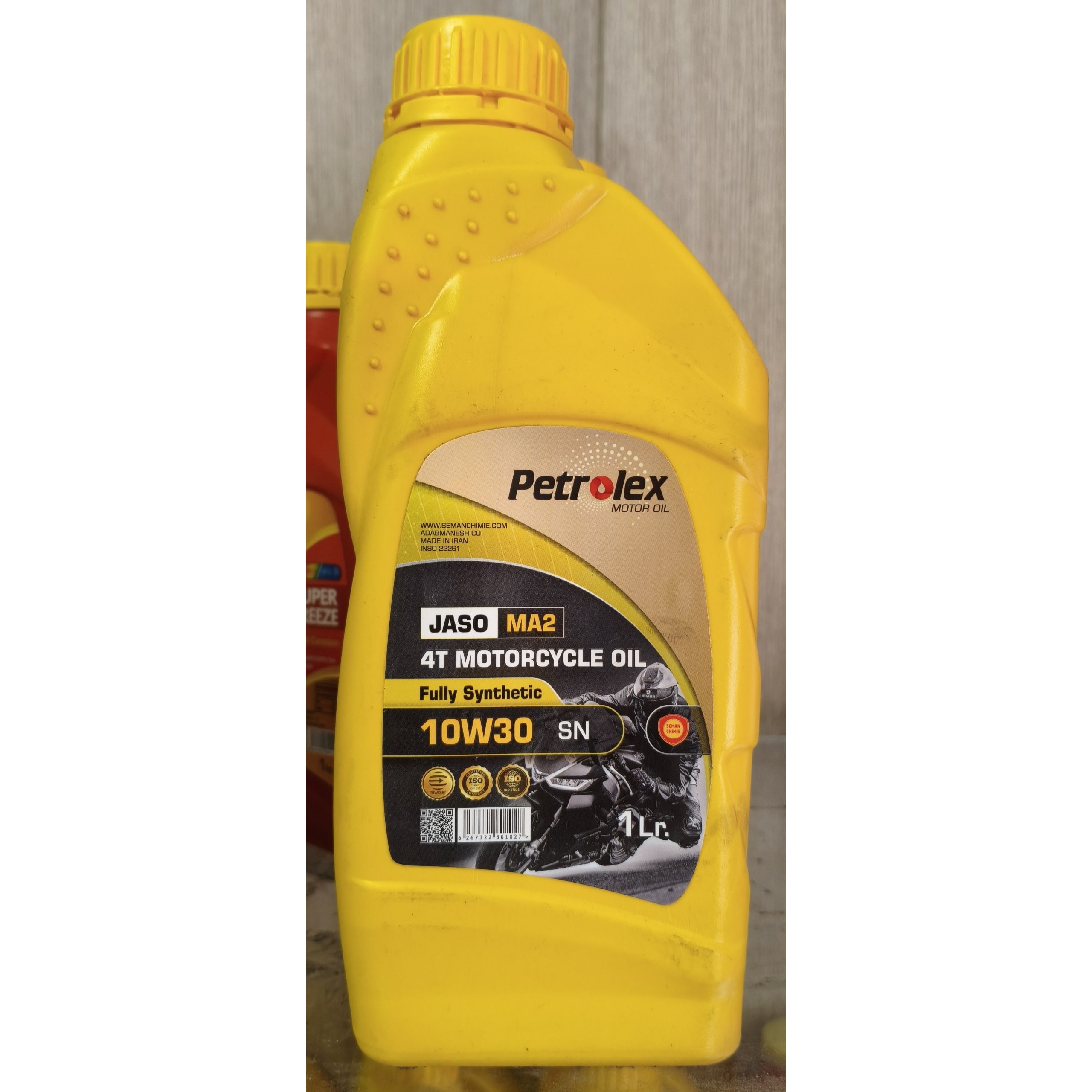 روغن موتور سیکلت پترولکس SN 10w-30 JASO MA2 حجم 1 لیتریجدید