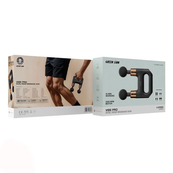 ماساژور برقی گرین لاین مدل Vibe Pro Dual Head Massage Gunجدید