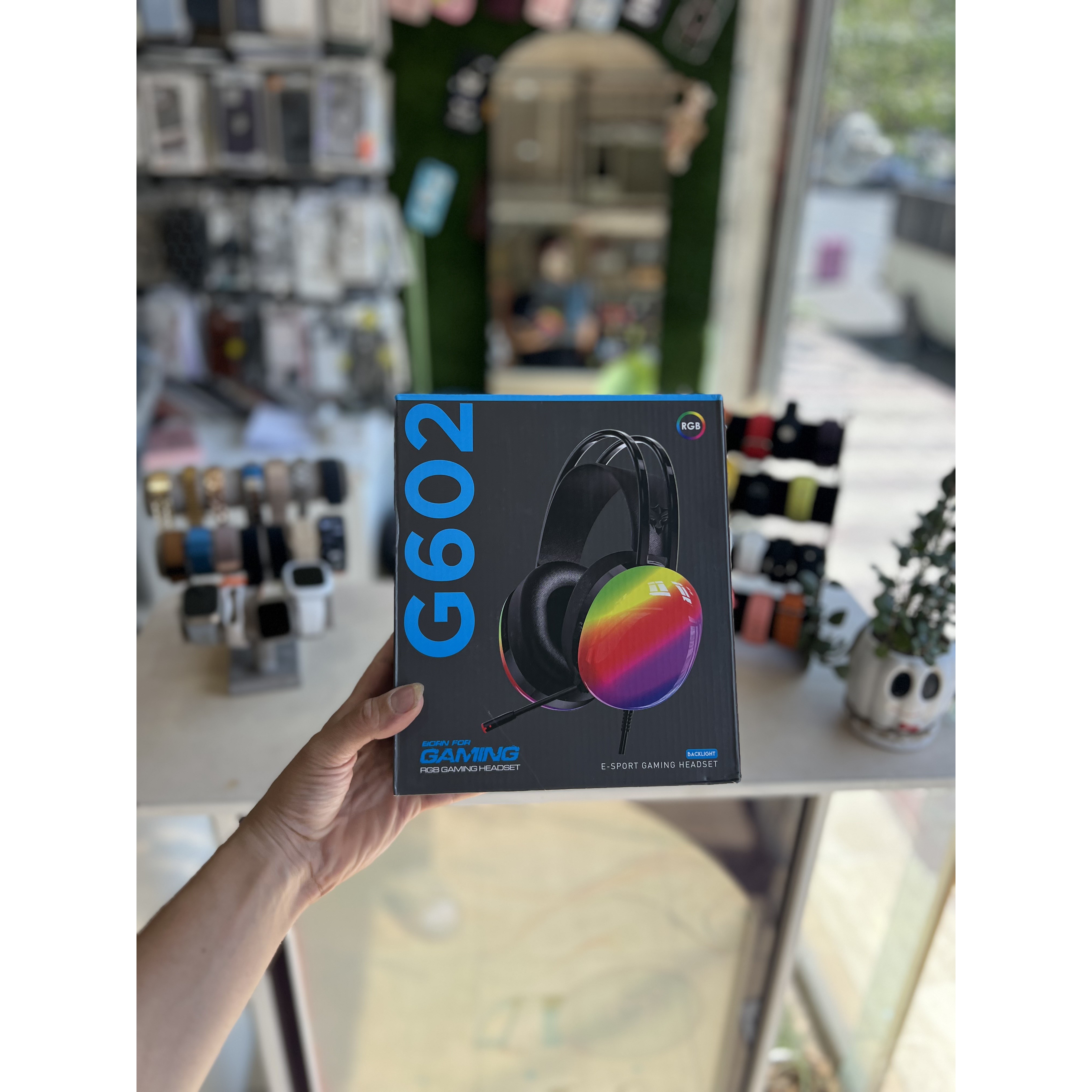 هدست گیمینگ G602 با سیم صدای 7.1 کاناله و نورپردازی RGBجدید