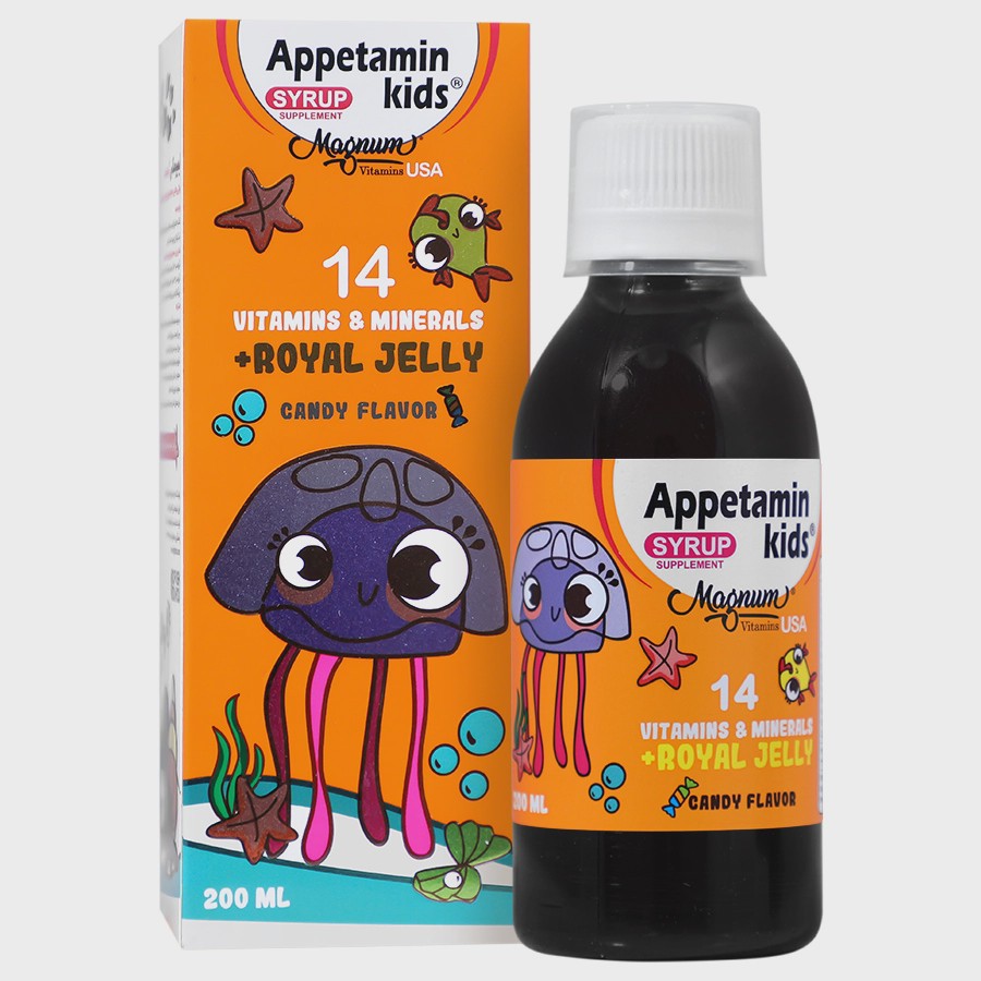 اپتامین کیدز مگنوم Appetamin Kids Syrup Magnum Vitaminsجدید