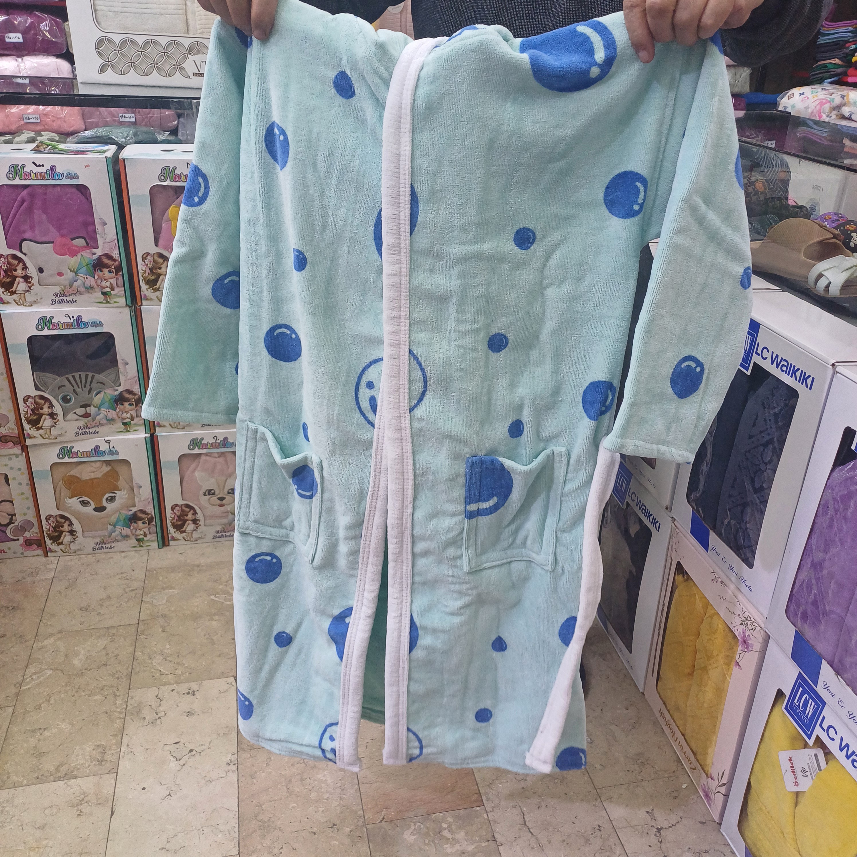 حوله بچگانه باب اسفنجی حوله تنپوش پسرانهجدید