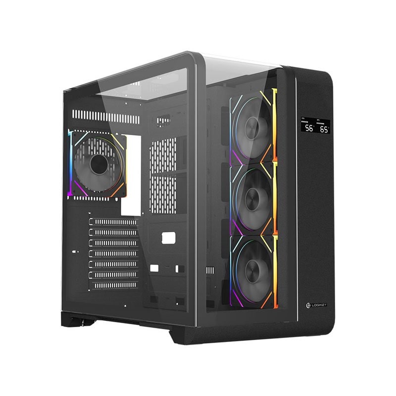 کیس کامپیوتر گیمینگ لاجی کی مدل LK-C654Bجدید