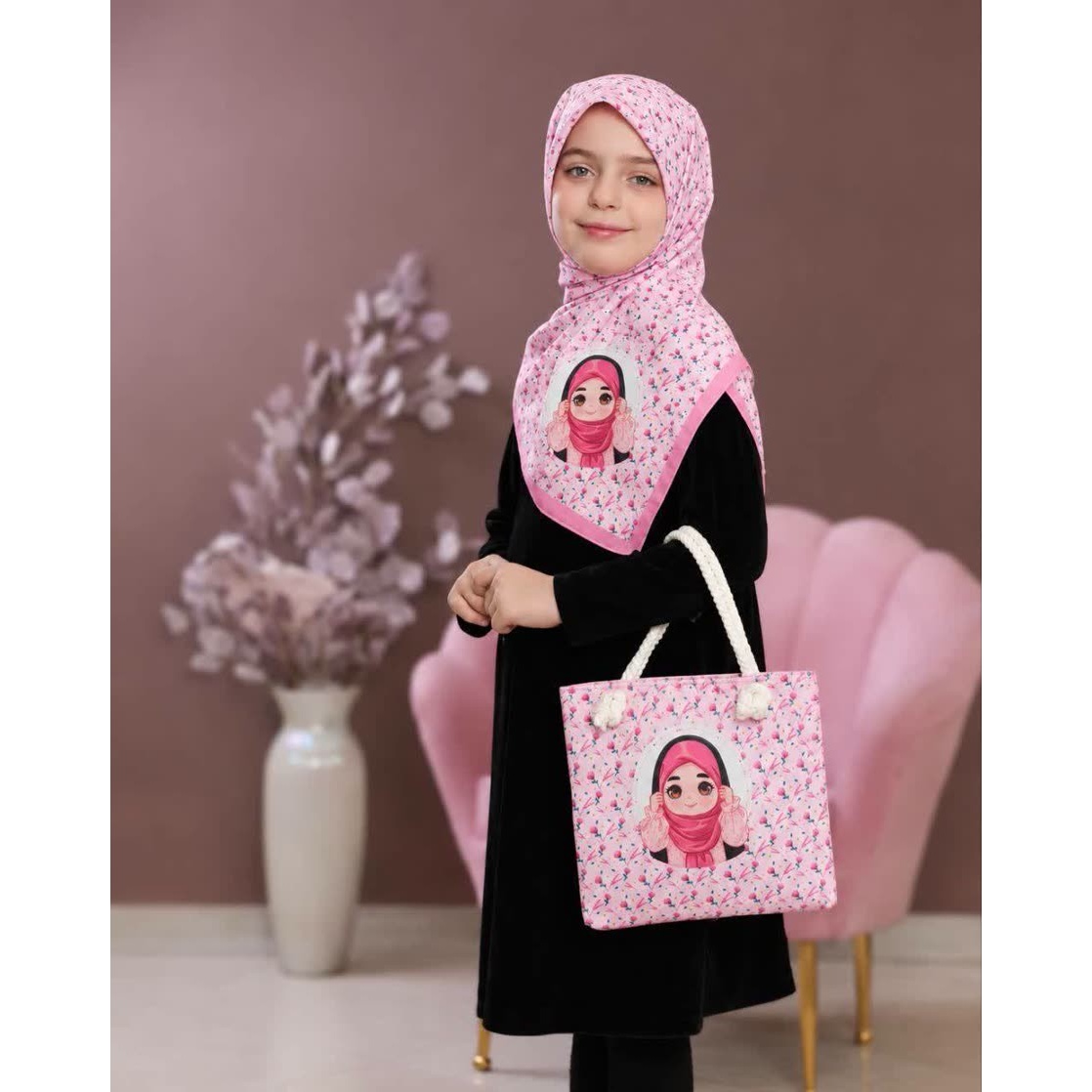 ست کیف و روسری دخترانه درجه یکجدید