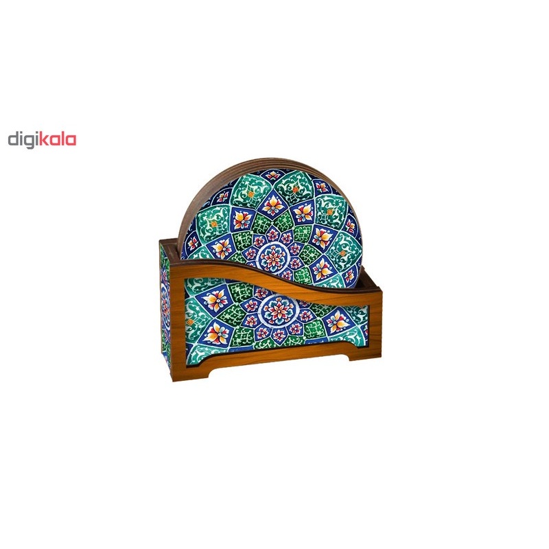 زیر لیوانی لوکسینو مدل ZLC 1485 بسته 6 عددیجدید